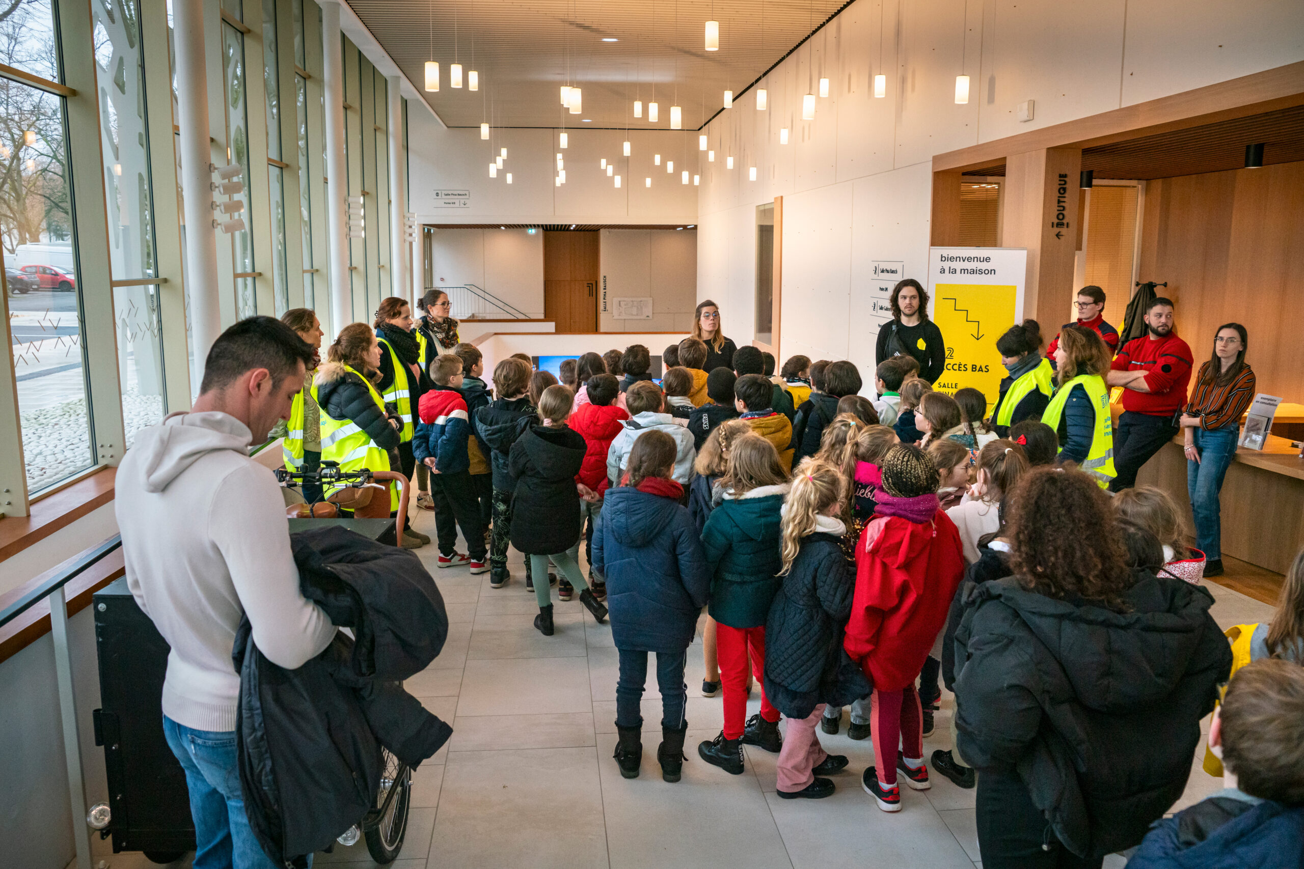 Accueil des écoles pour le spectacle